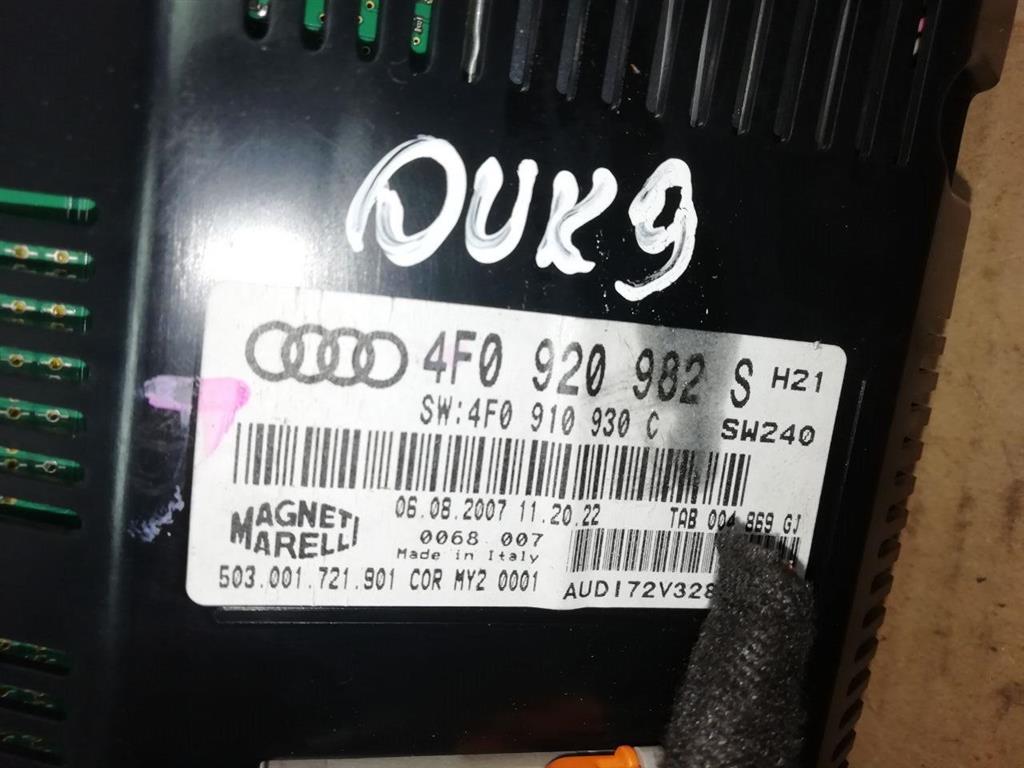 Щиток приборов (приборная панель) к Audi A6 allroad 4F0920982S,4F0910930C, 2007, купить | DT-36194.OUK9. Фото #3